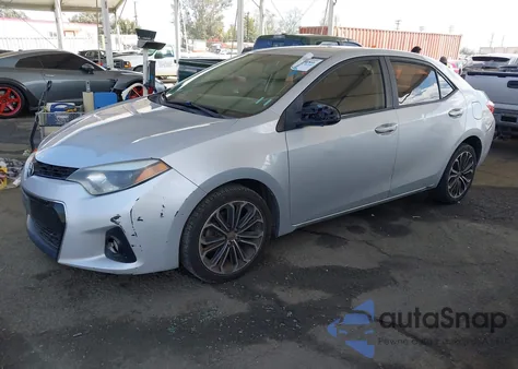 2014 Toyota Corolla S Plus z USA, uszkodzony, nr VIN 2T1BURHE1EC080388
